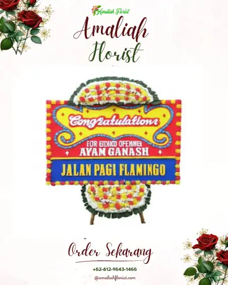 Sewa Papan Bunga Pegangsaan Dua